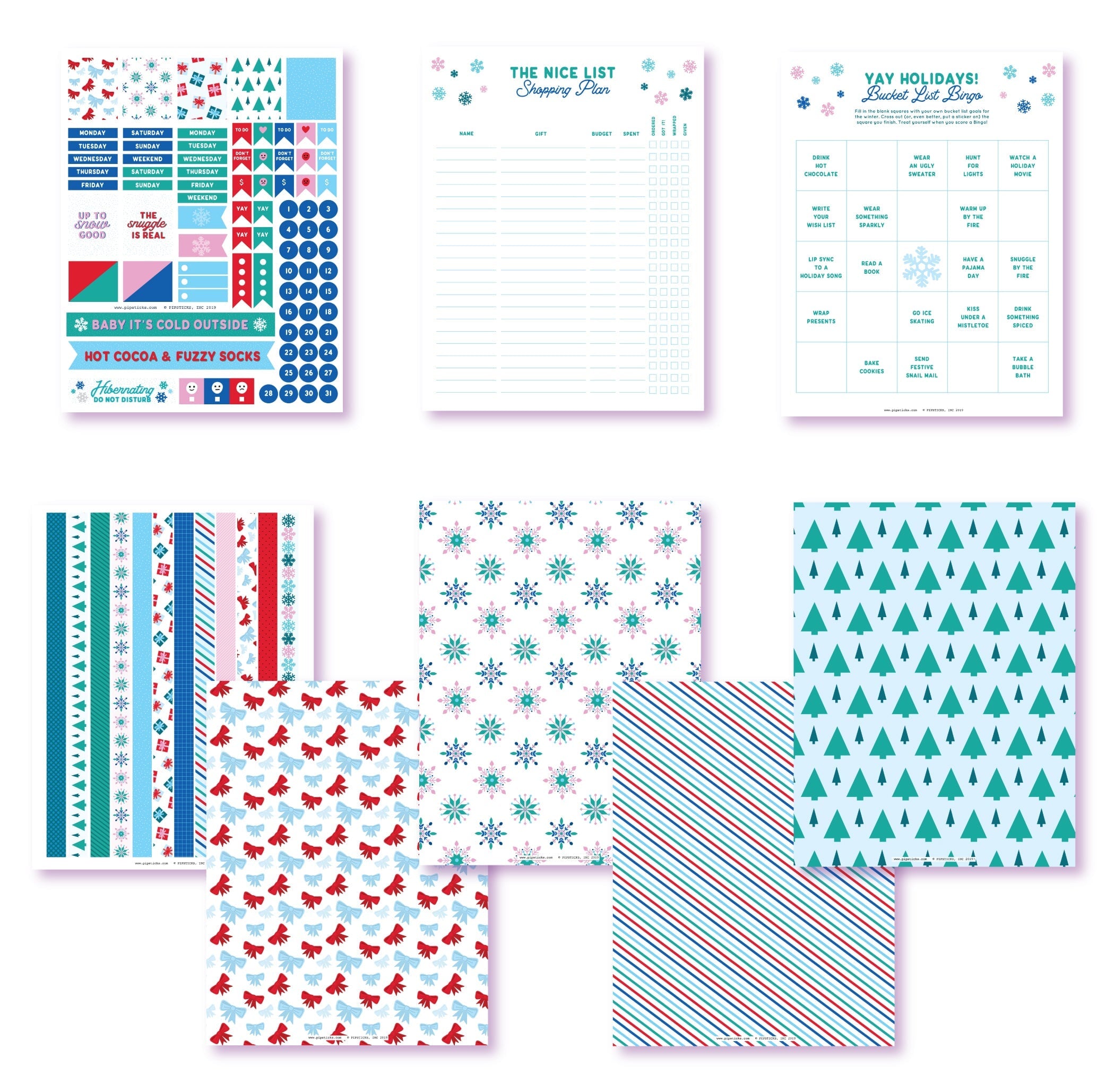 2019 November Planner Club Printables