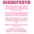 Morning Manifesto
