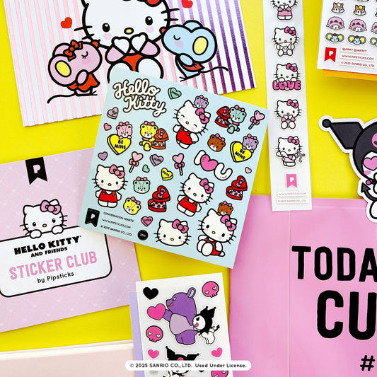 Stop and Smell the Roses Hello Kitty Sticker Pack