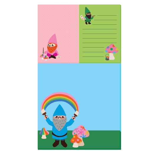 Gnome For Rainbows Memo Pad Set
