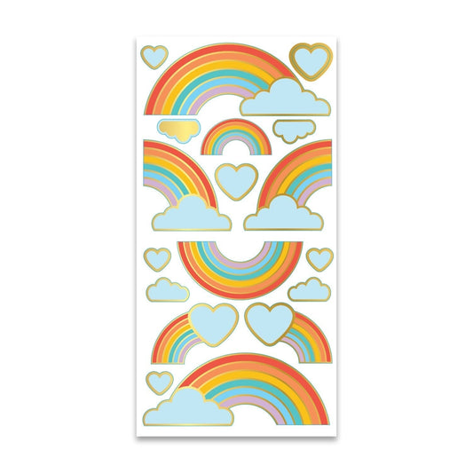 Heavenly Rainbows Stickers On The Roll