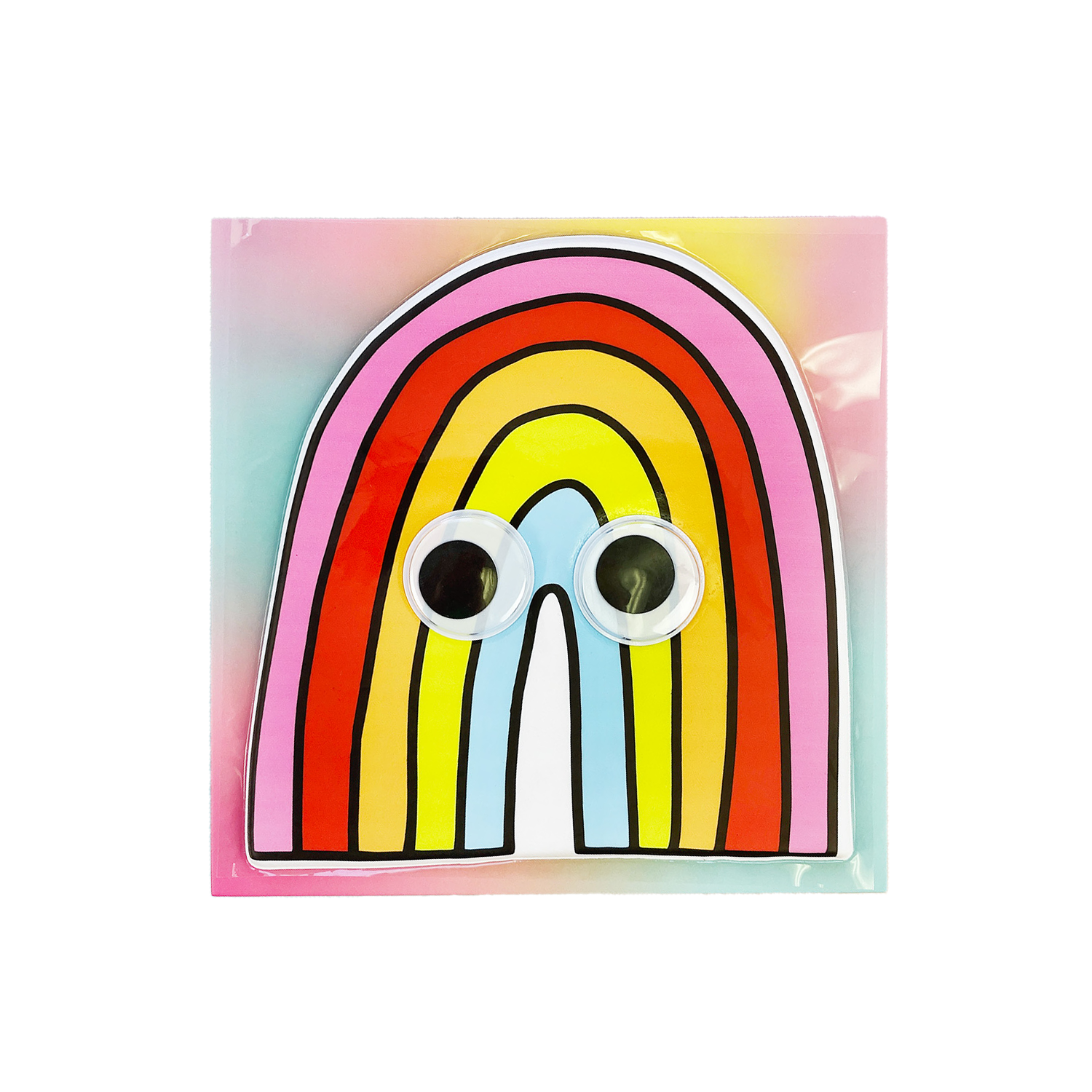 Googly Eye Rainbow Super Big Puffy