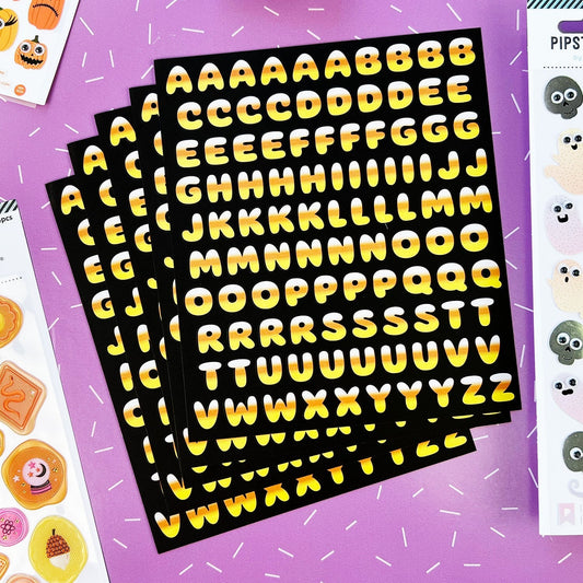 Candy Corn Big Alphabet (5ct)