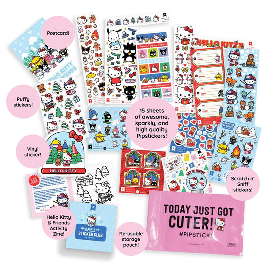 Let it Snow Hello Kitty Sticker Pack
