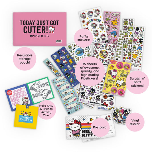 Sweet As Can Be Hello Kitty and Friends Sticker Pack