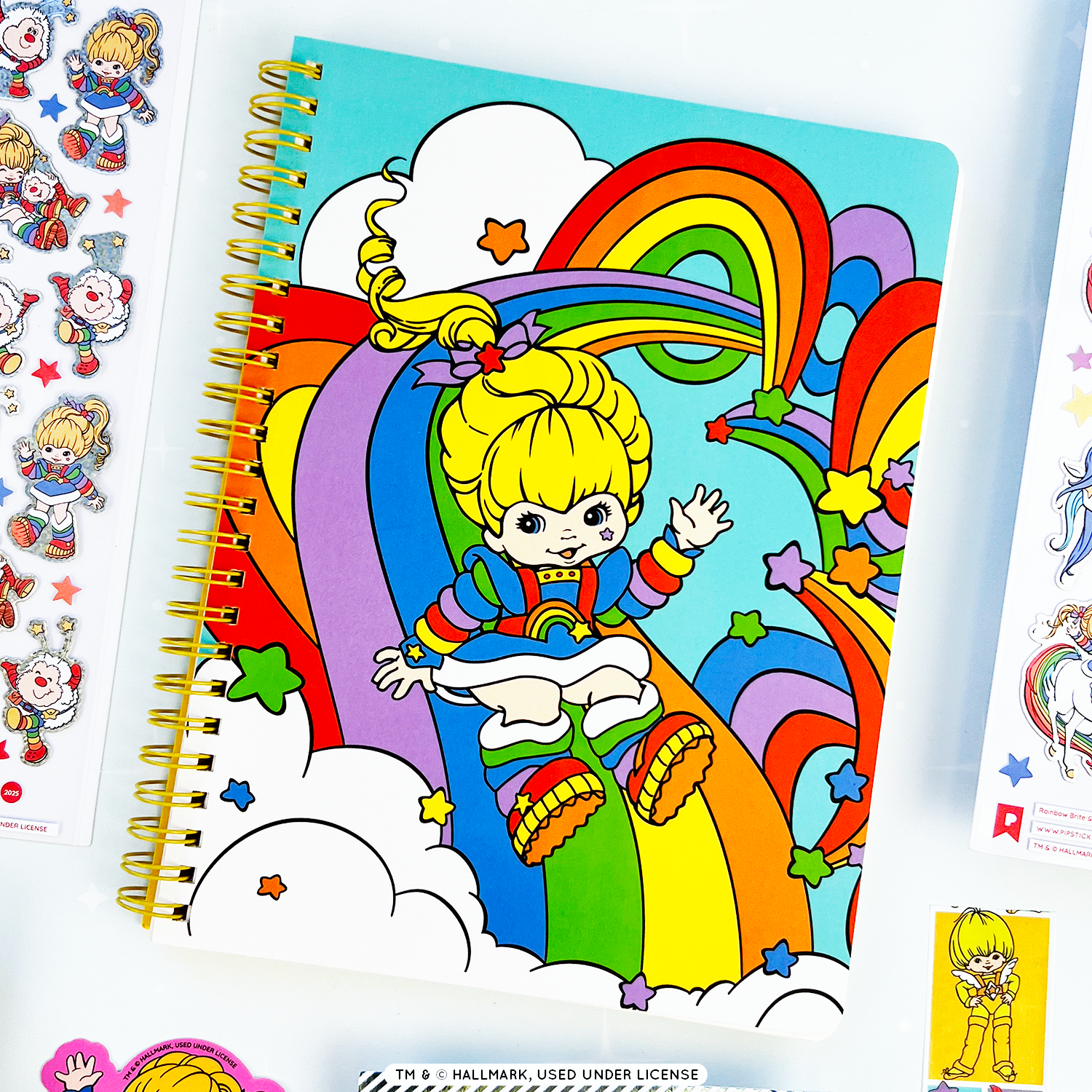 Magical Rainbow Brite Re-Usable Sticker Book