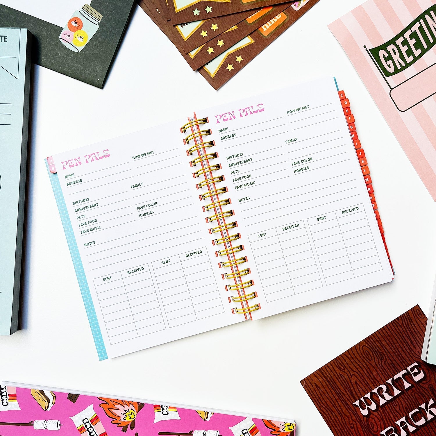 Pen Pals Address Book