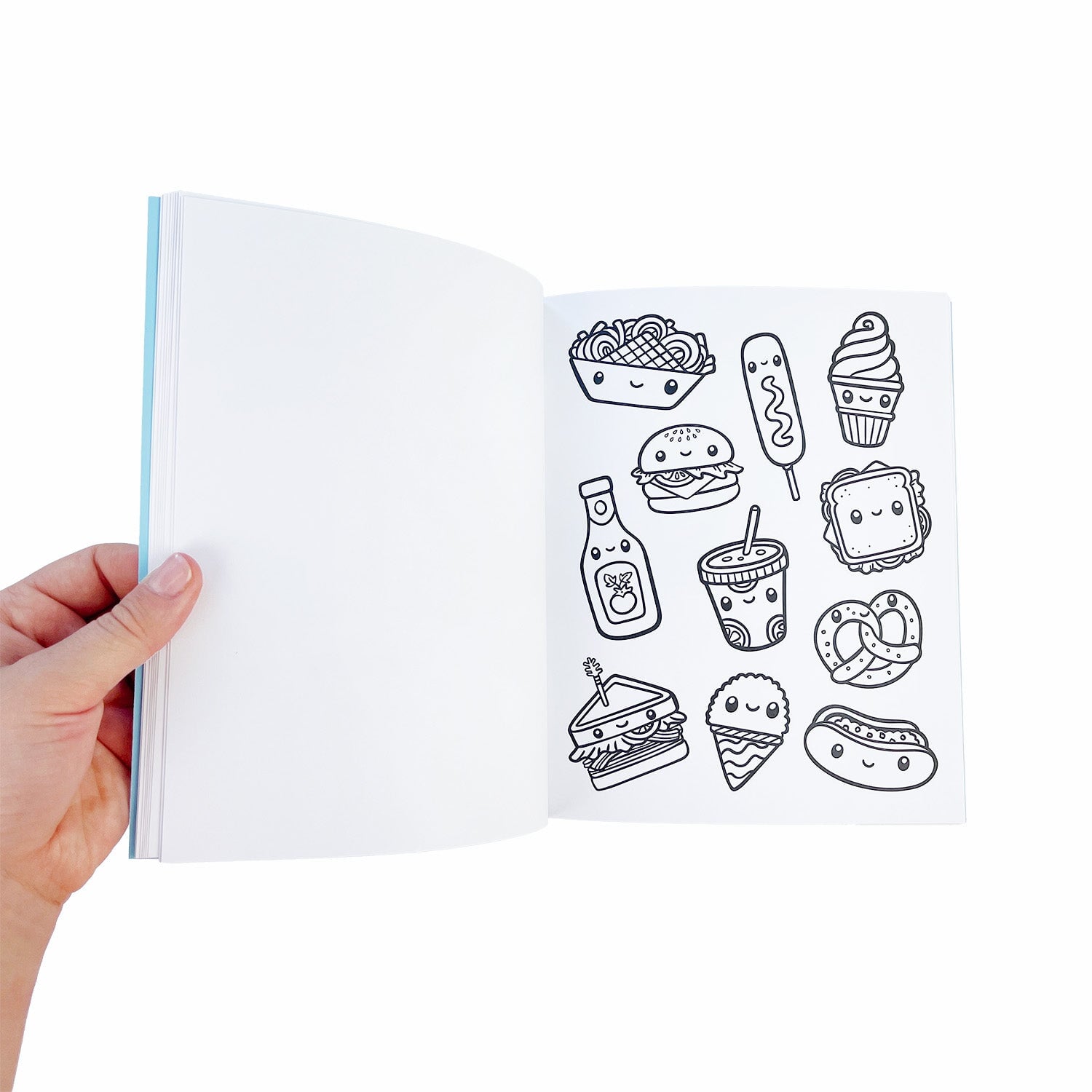 Kawaii Coloring Stickers: Volume 1