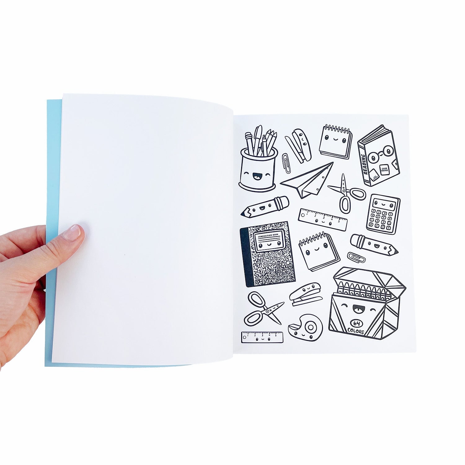 Kawaii Coloring Stickers: Volume 1