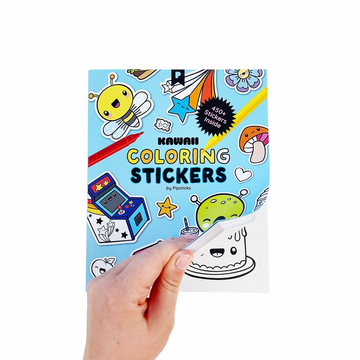 Kawaii Coloring Stickers: Volume 1