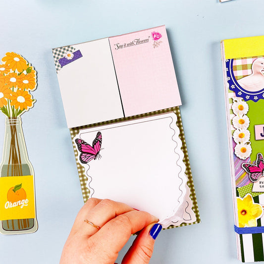 Say It With Flowers Memopad