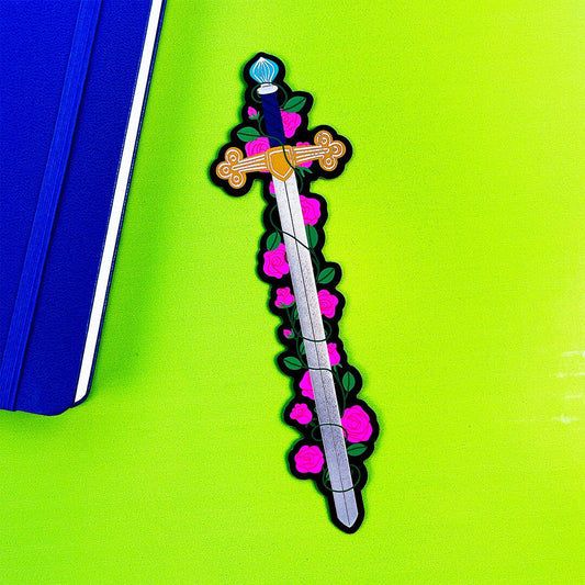 Blossoming Blade Scented Bookmark