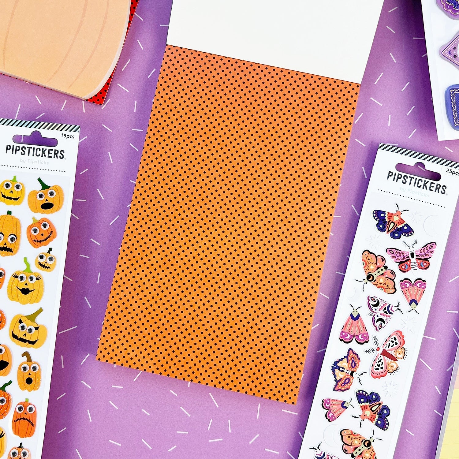 Halloween Sticker Paper Scrap Pad