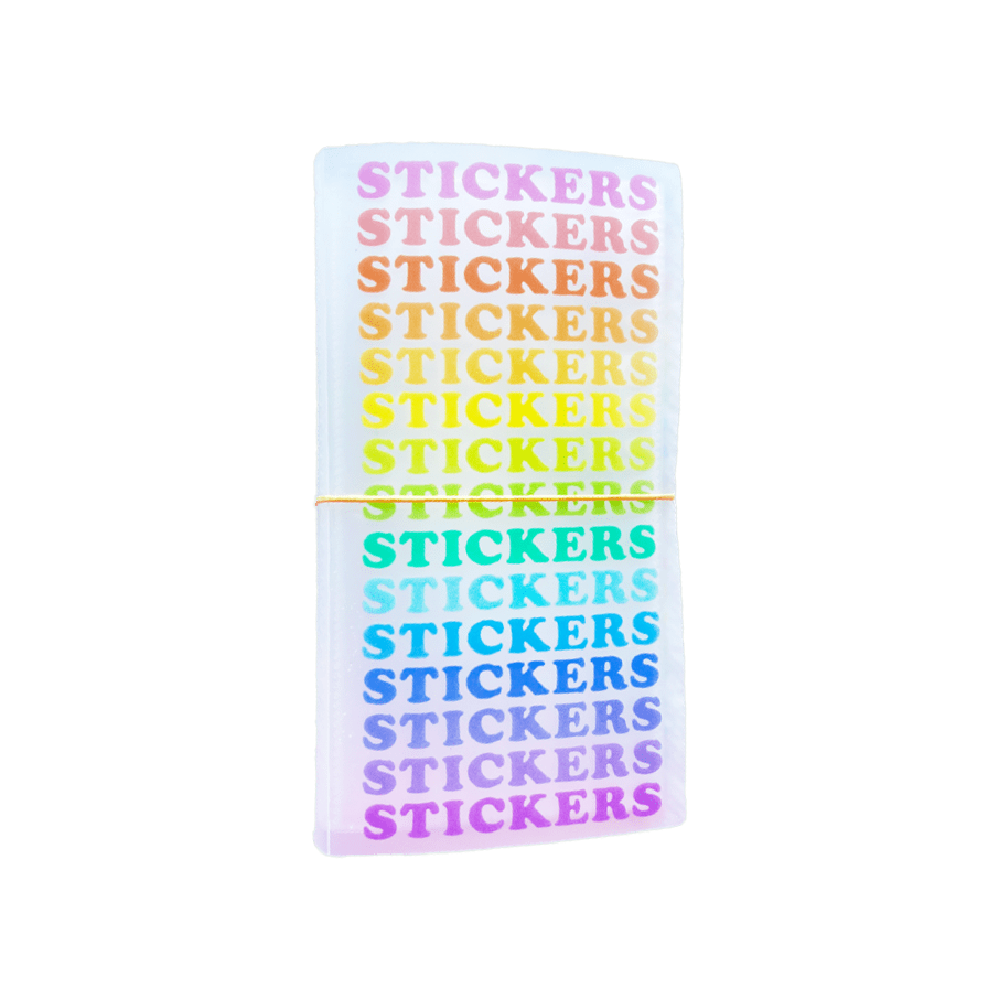 Colorful Stickers Pocket Sticker Keeper