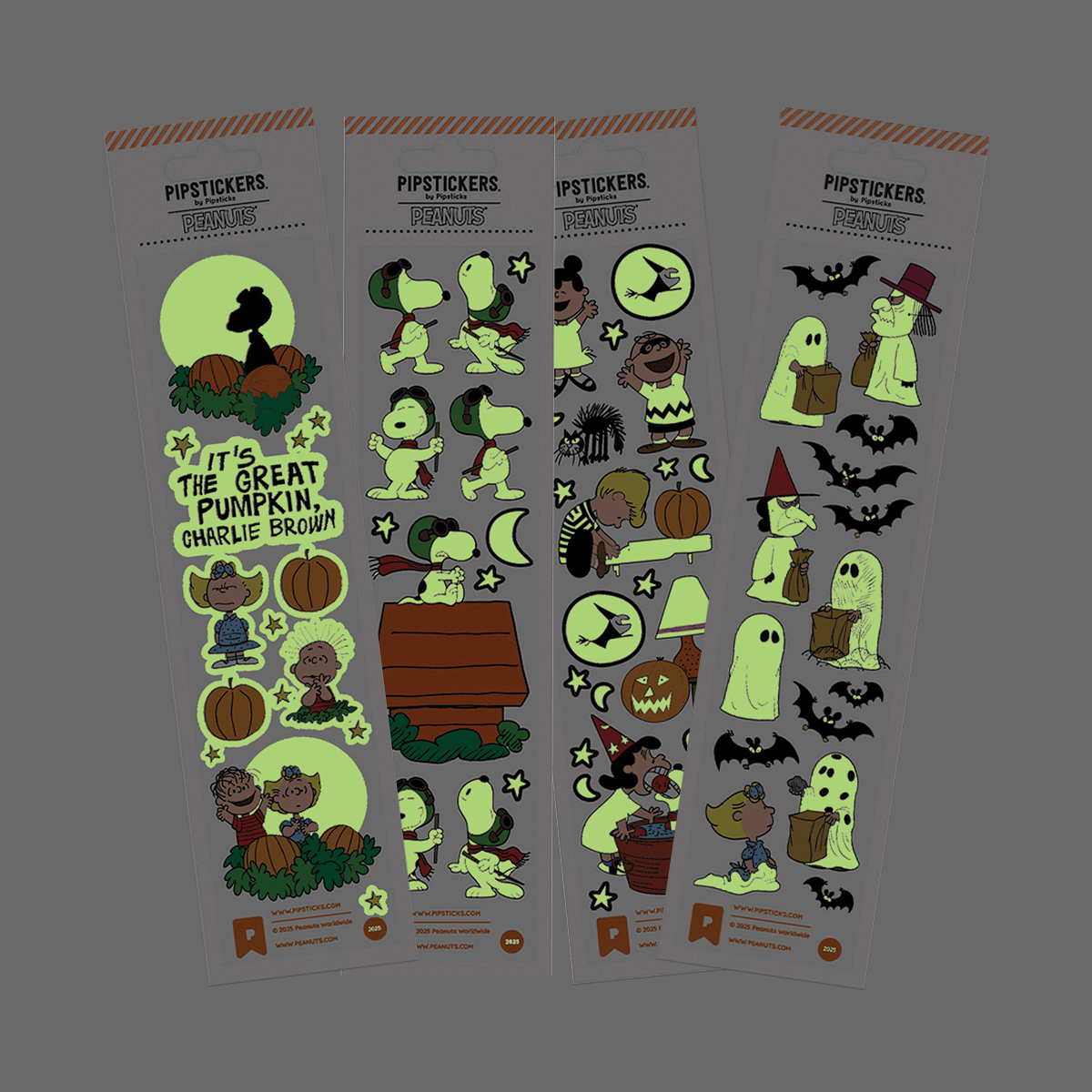 Pipsticks + Peanuts It's The Great Pumpkin, Charlie Brown Stationery Box