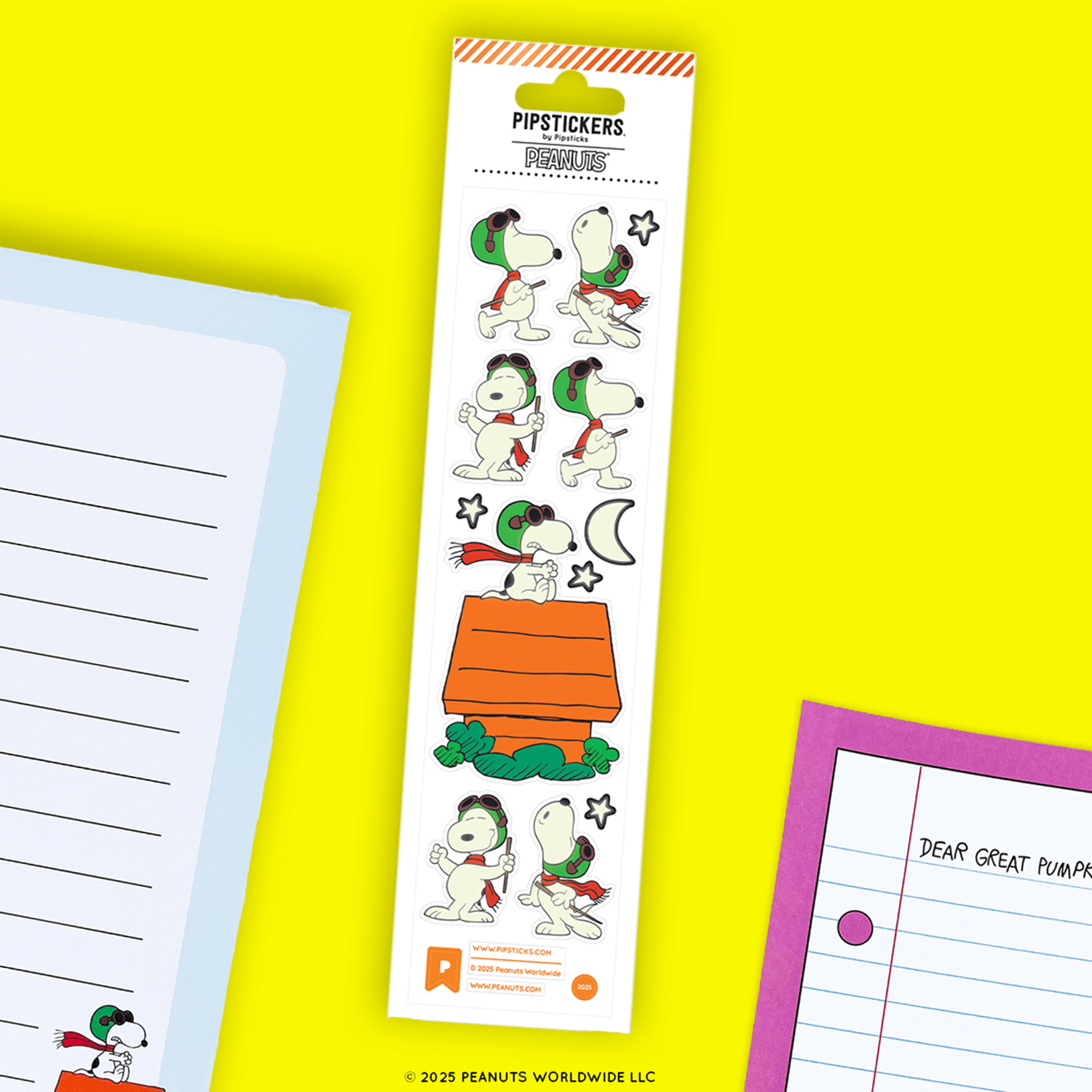 Pipsticks + Peanuts It's The Great Pumpkin, Charlie Brown Stationery Box
