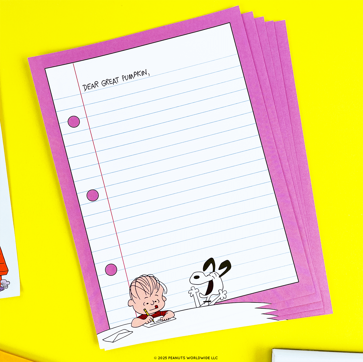 Pipsticks + Peanuts It's The Great Pumpkin, Charlie Brown Stationery Box