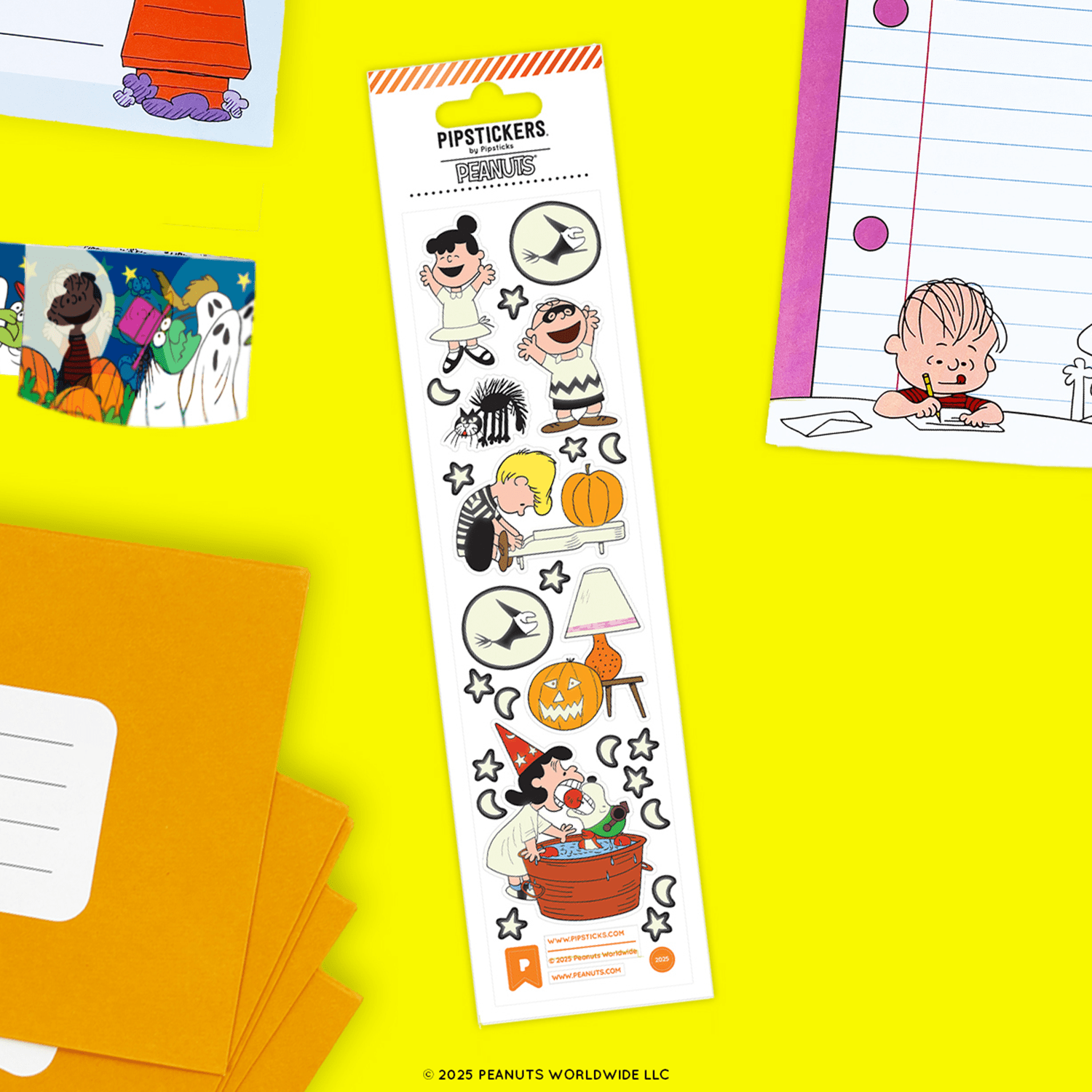 Pipsticks + Peanuts It's The Great Pumpkin, Charlie Brown Stationery Box