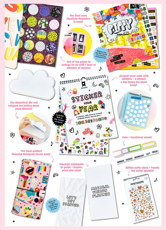 Dream, Plan, Cut & Stick Stationery Box