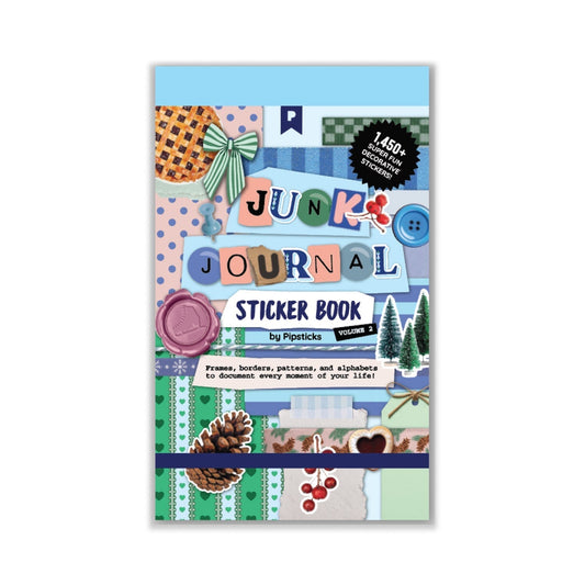 Winter Whimsy Junk Journal Sticker Book