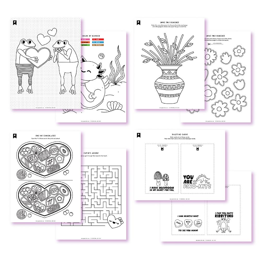 Sweet Valentine Kids Printables
