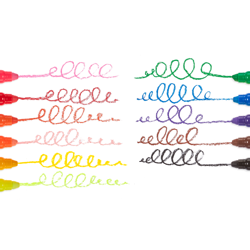 Ooly Rainy Dayz Crayon-Set of 12