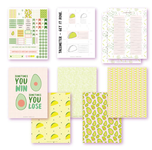 Let's Talk Taco Planner Printables