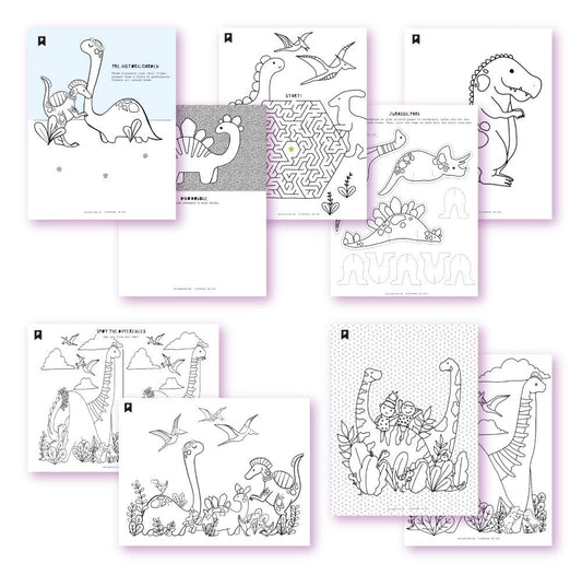 Prehistoric Playtime Kids Printables