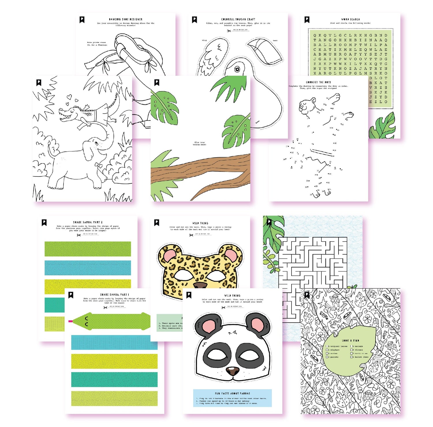 Wild Things Kids Printables
