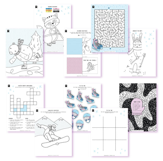 An Ice Day For Skating Kids Printables