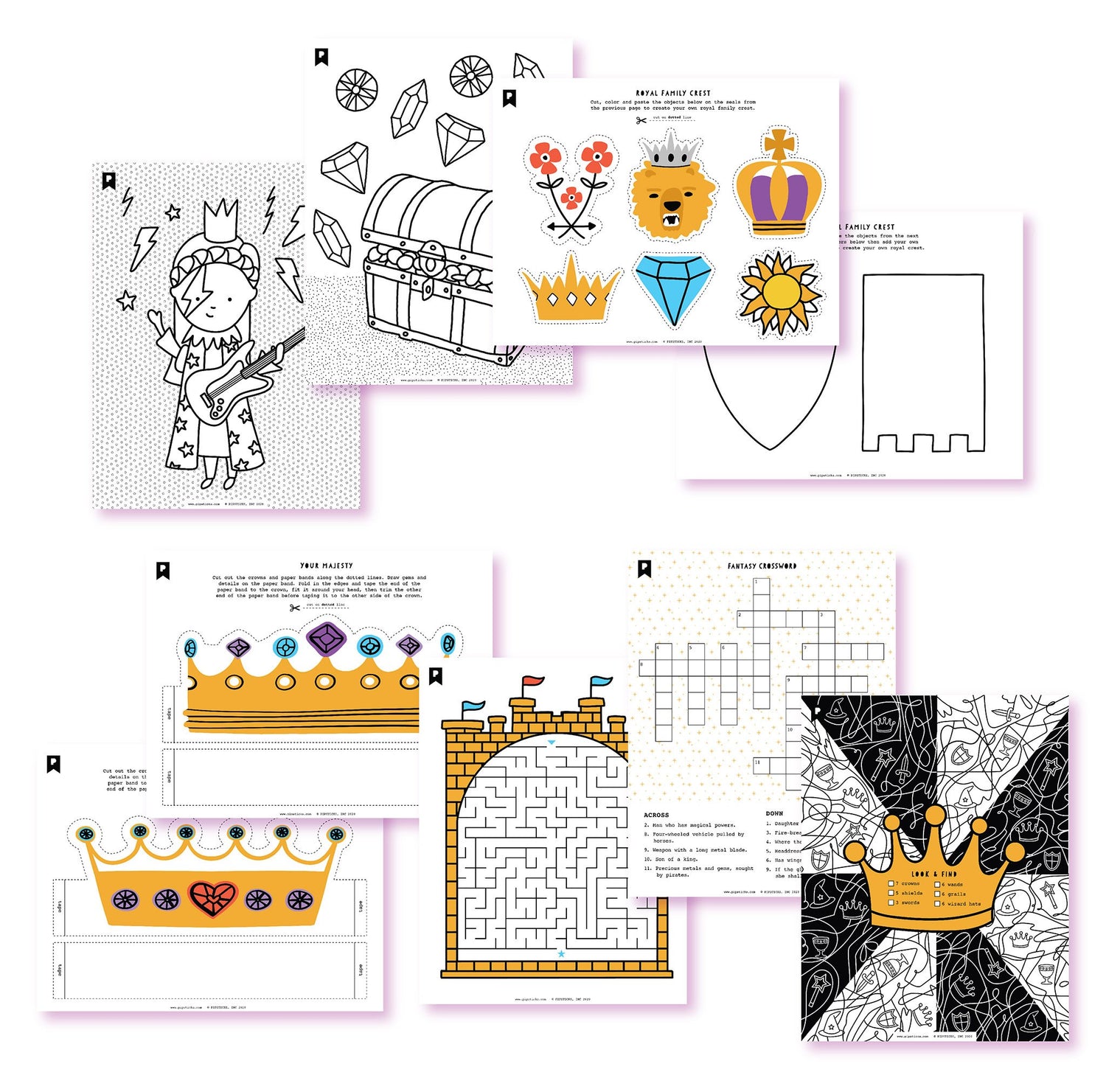My Royal Family Kids Printables