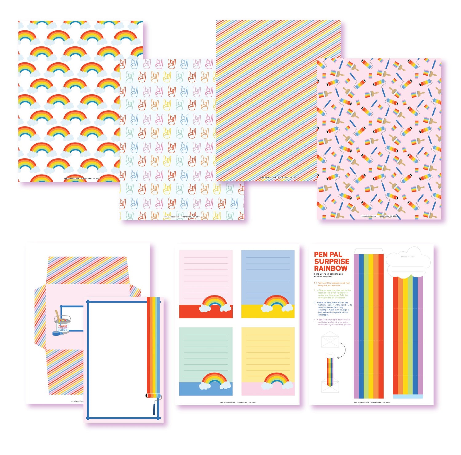 I Love Hue, Rainbow! Pro Printables
