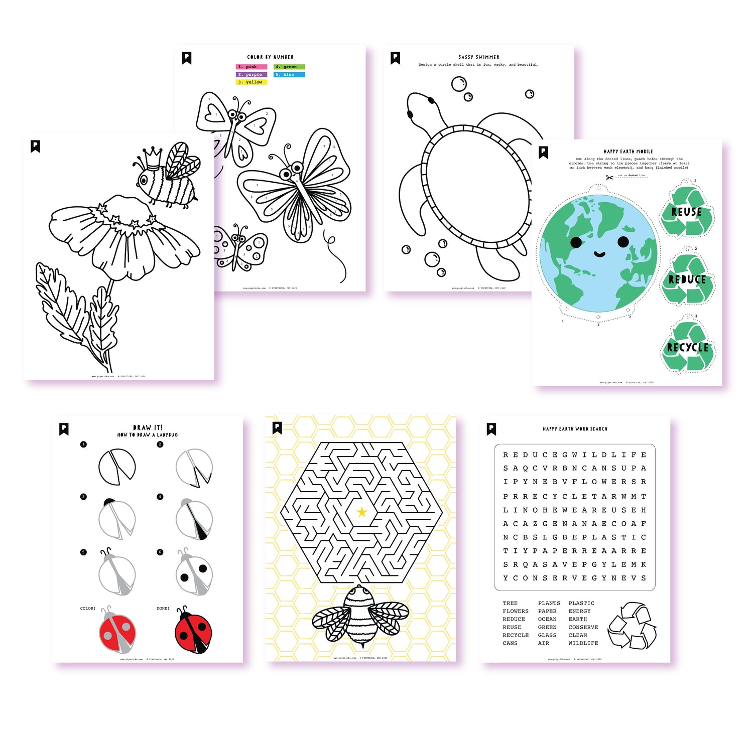 Earth Day Everyday Kids Printables