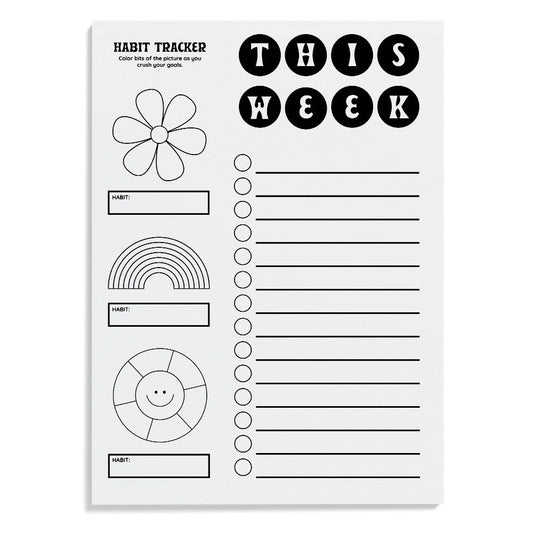 Habit Tracker Notepad