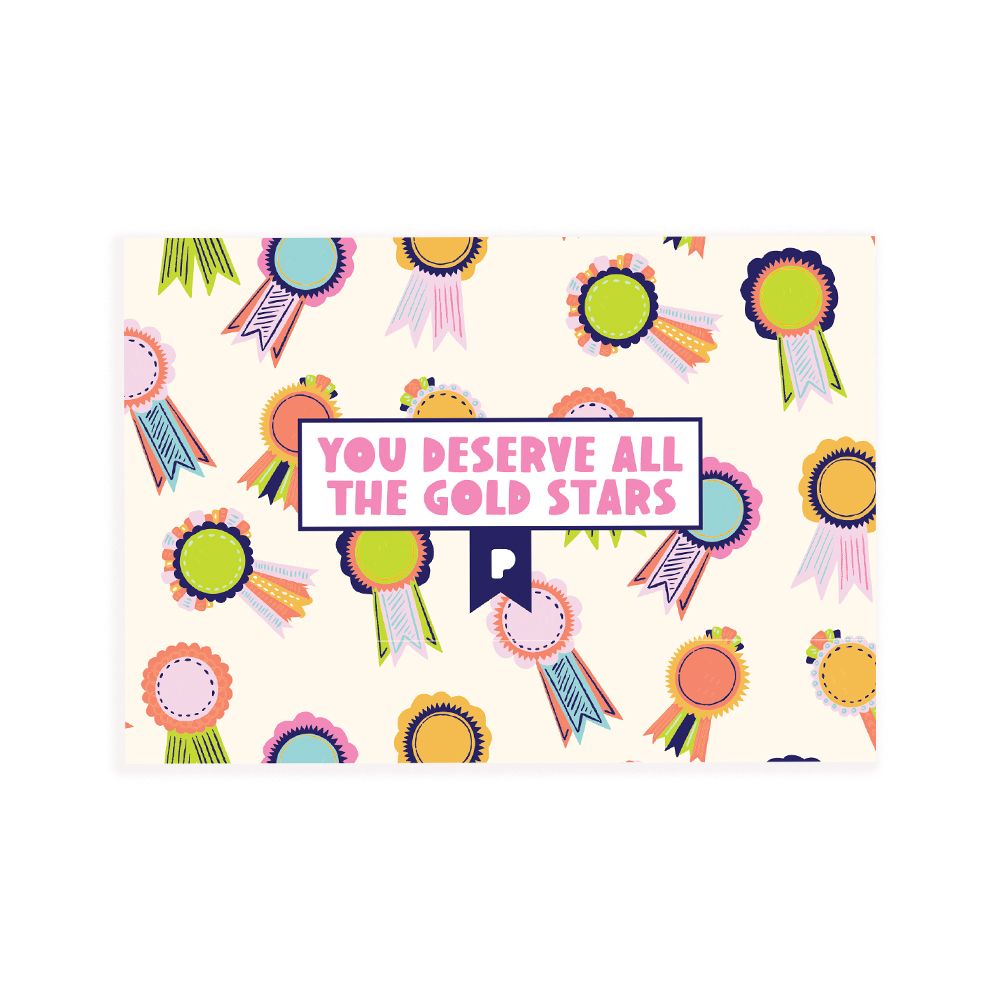 You Deserve All The Gold Stars Stationery Box