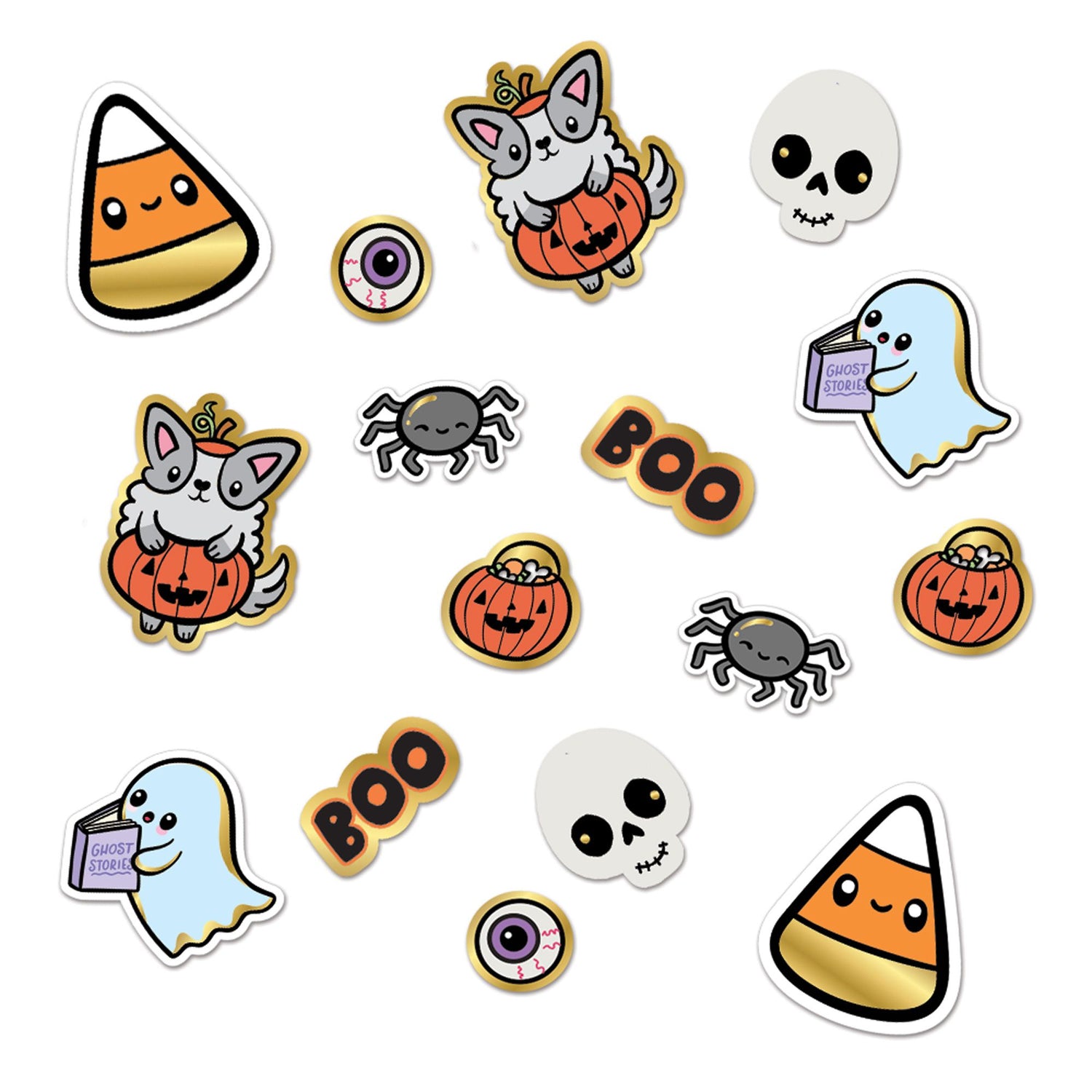 Happy Haunting Sticker Confetti