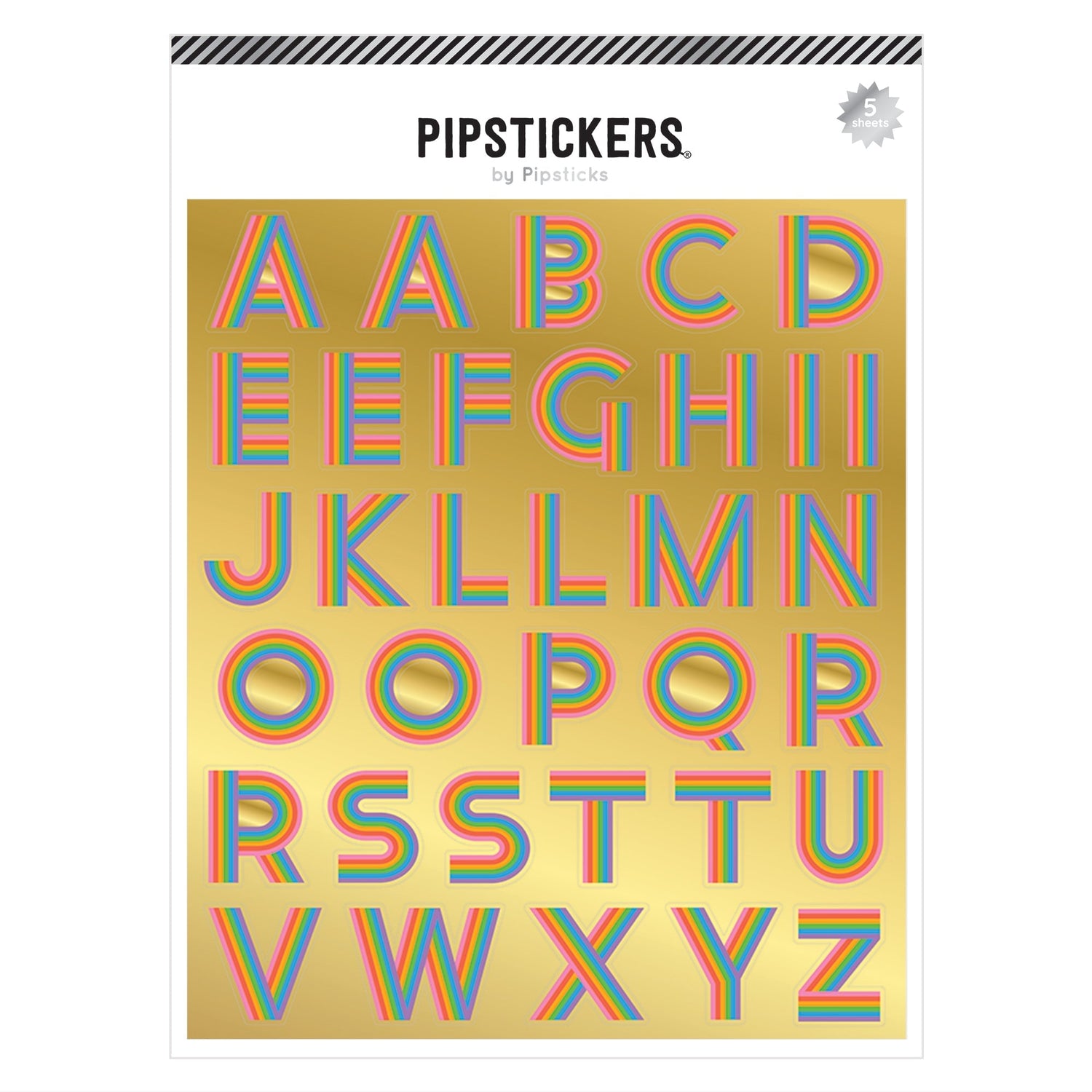 Rainbow Road Big Alphabet (5ct)