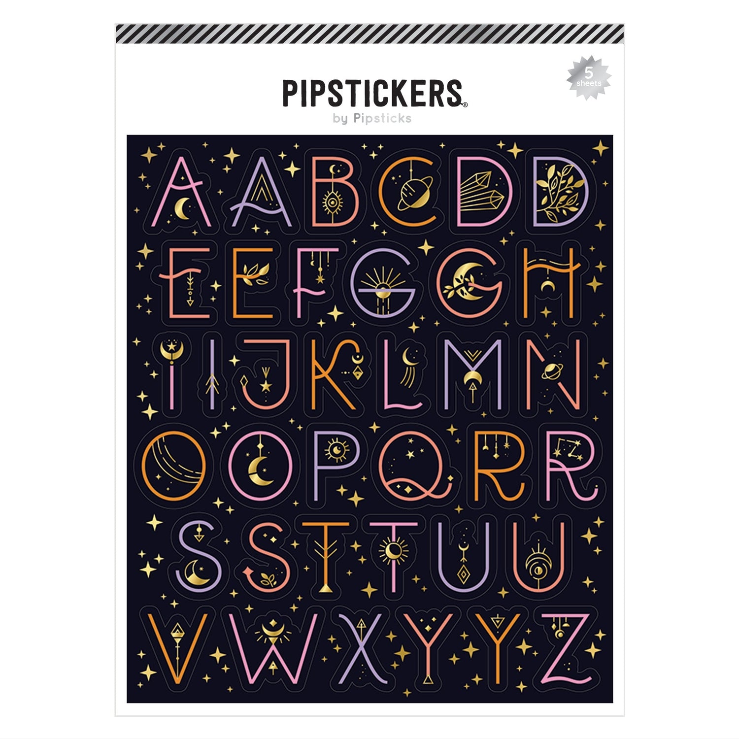 Celestial Signs Big Alphabet (5ct)