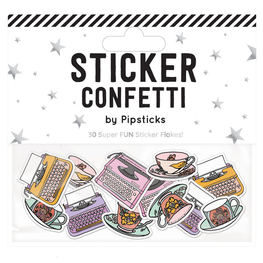 Tea & Type Sticker Confetti