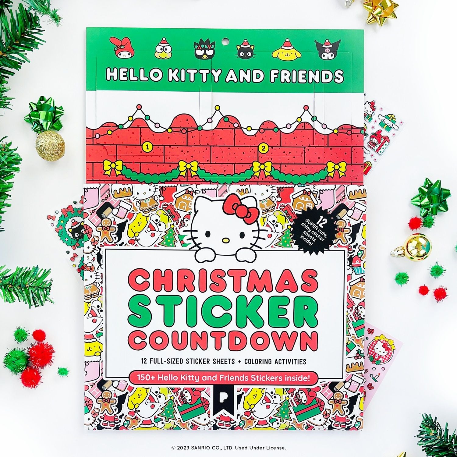 Hello Kitty and Friends Puff Sticker Sheet