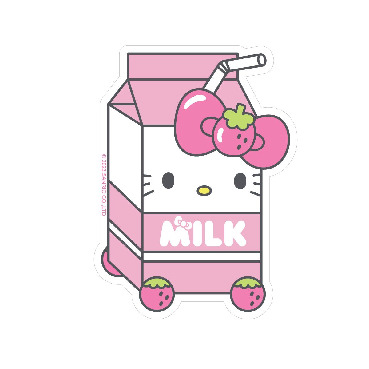 Hello Kitty Strawberry Sticker