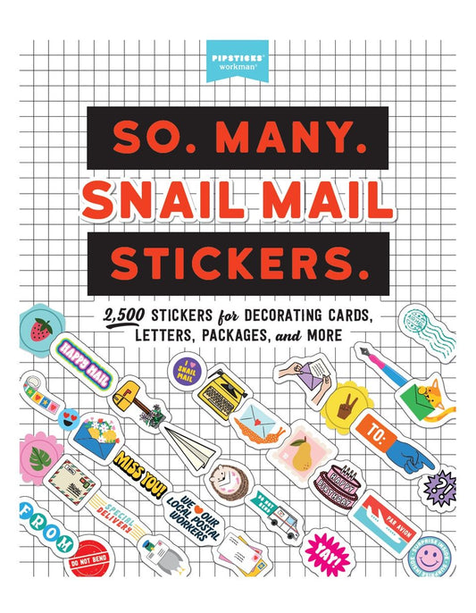 So. Many. Snail Mail Stickers Book