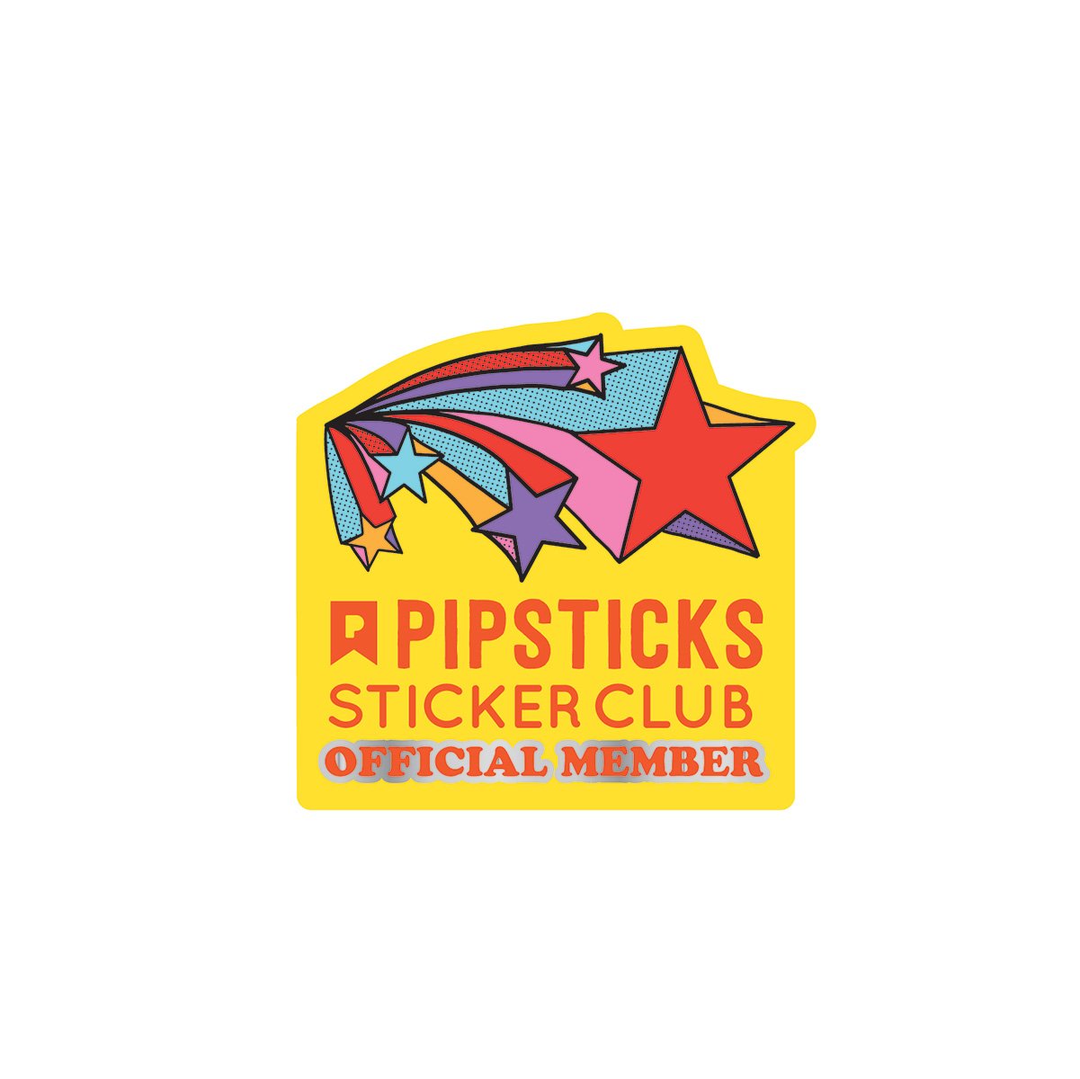 Starburst Sticker Club Vinyl