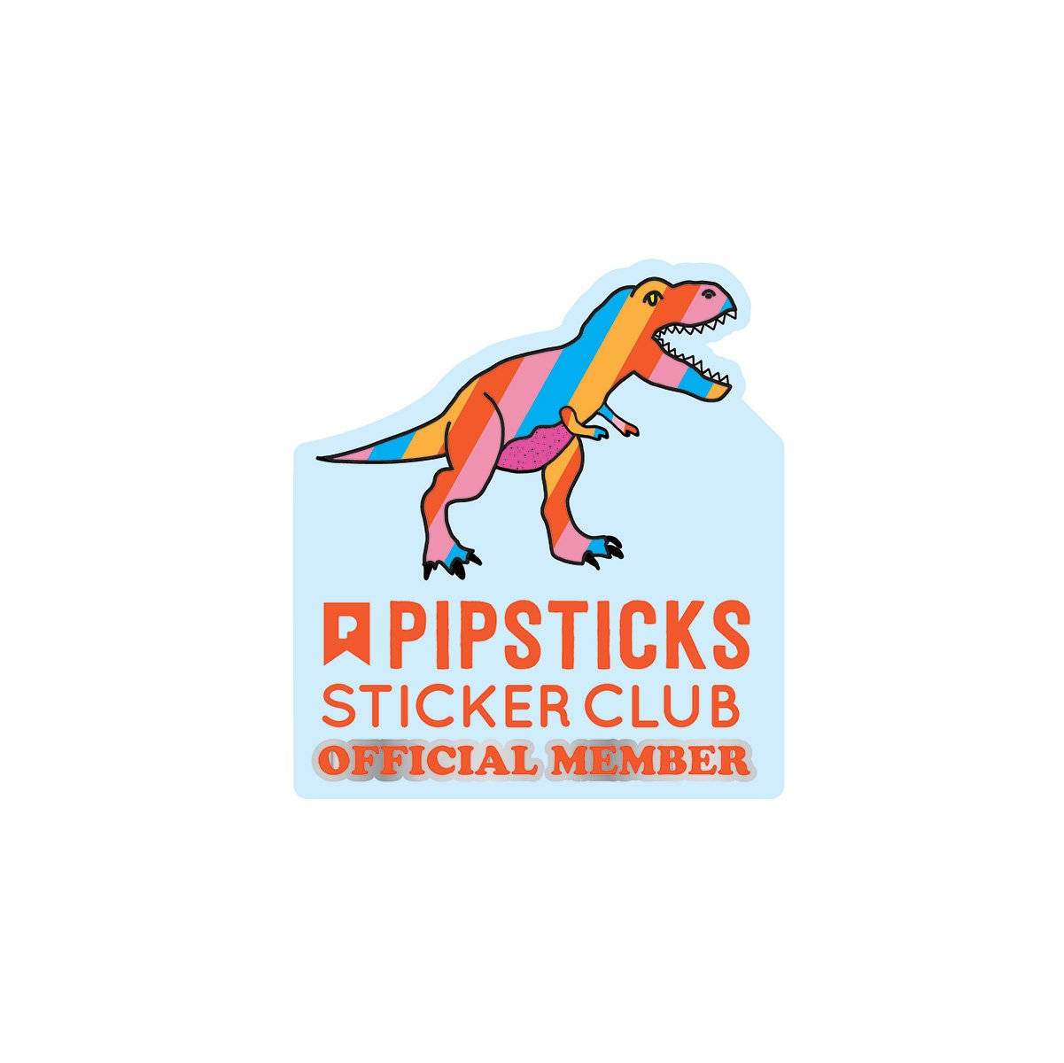 T-Rex Sticker Club Vinyl