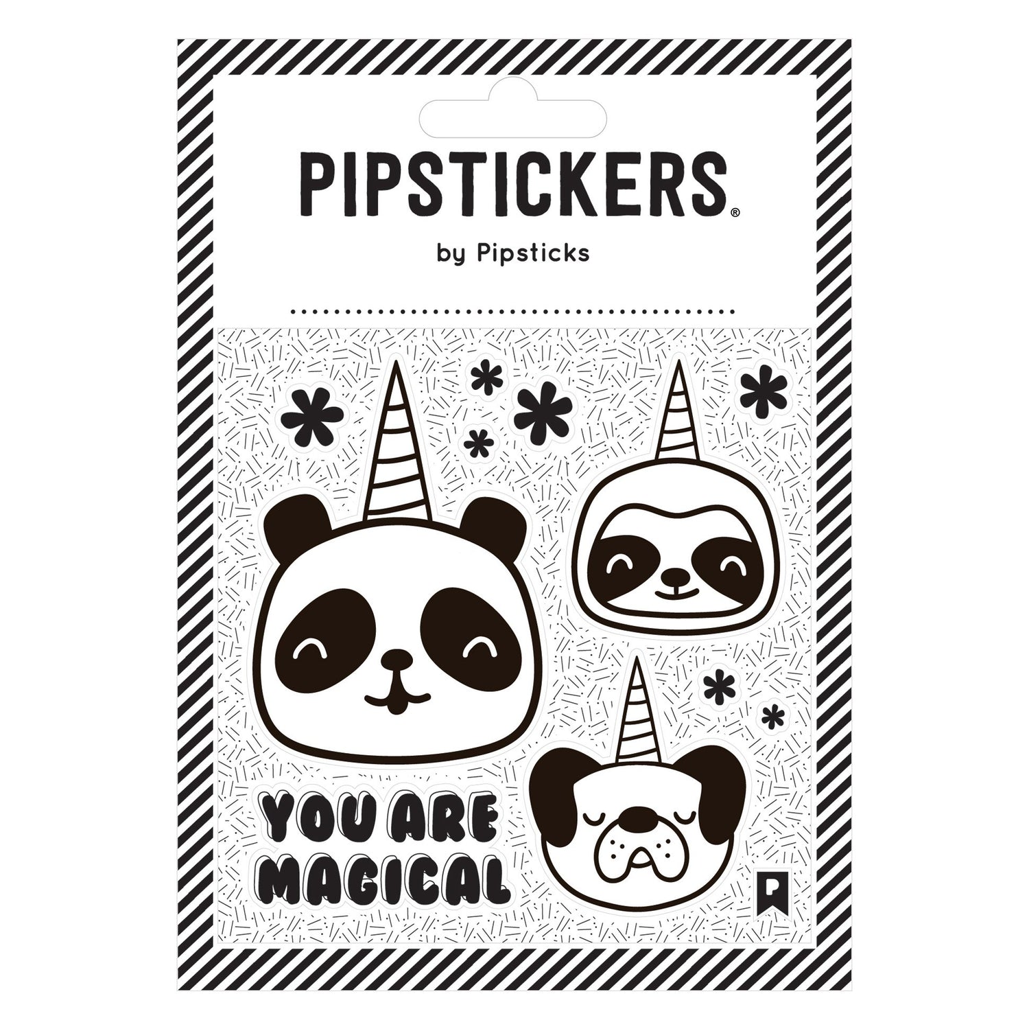 Color-in Pandacorn