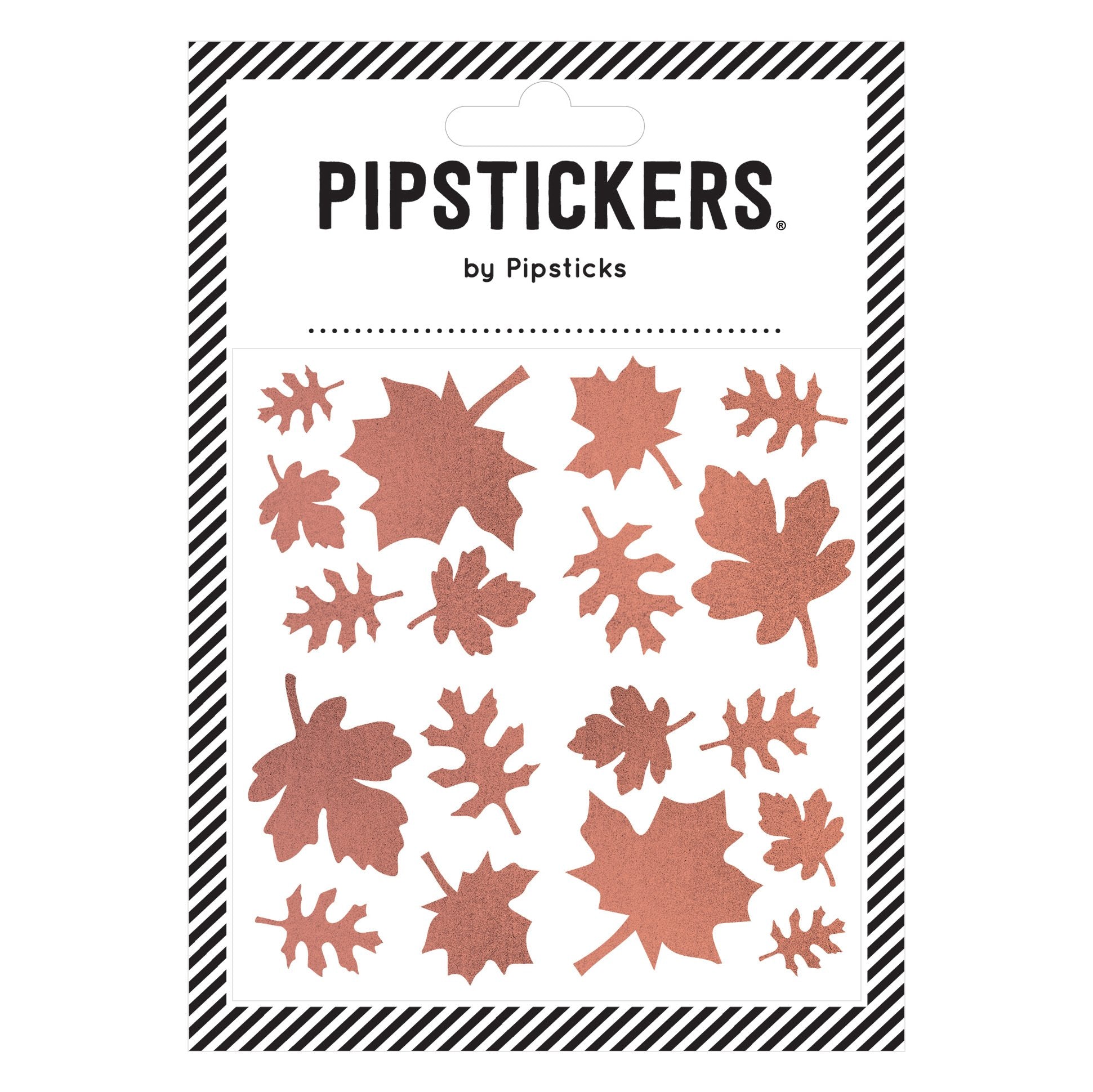 Rose Gold Silhouette Leaves