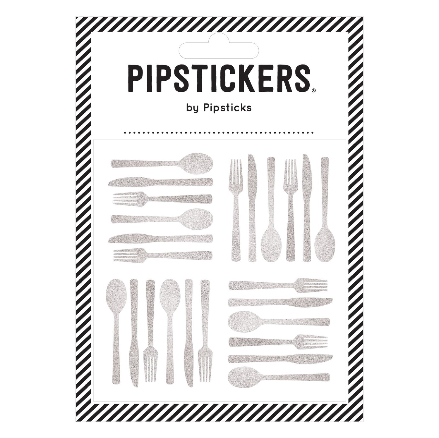 Silver Silhouette Utensils
