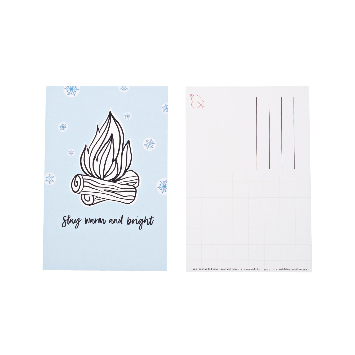 Stay Warm & Bright Postcard Pack