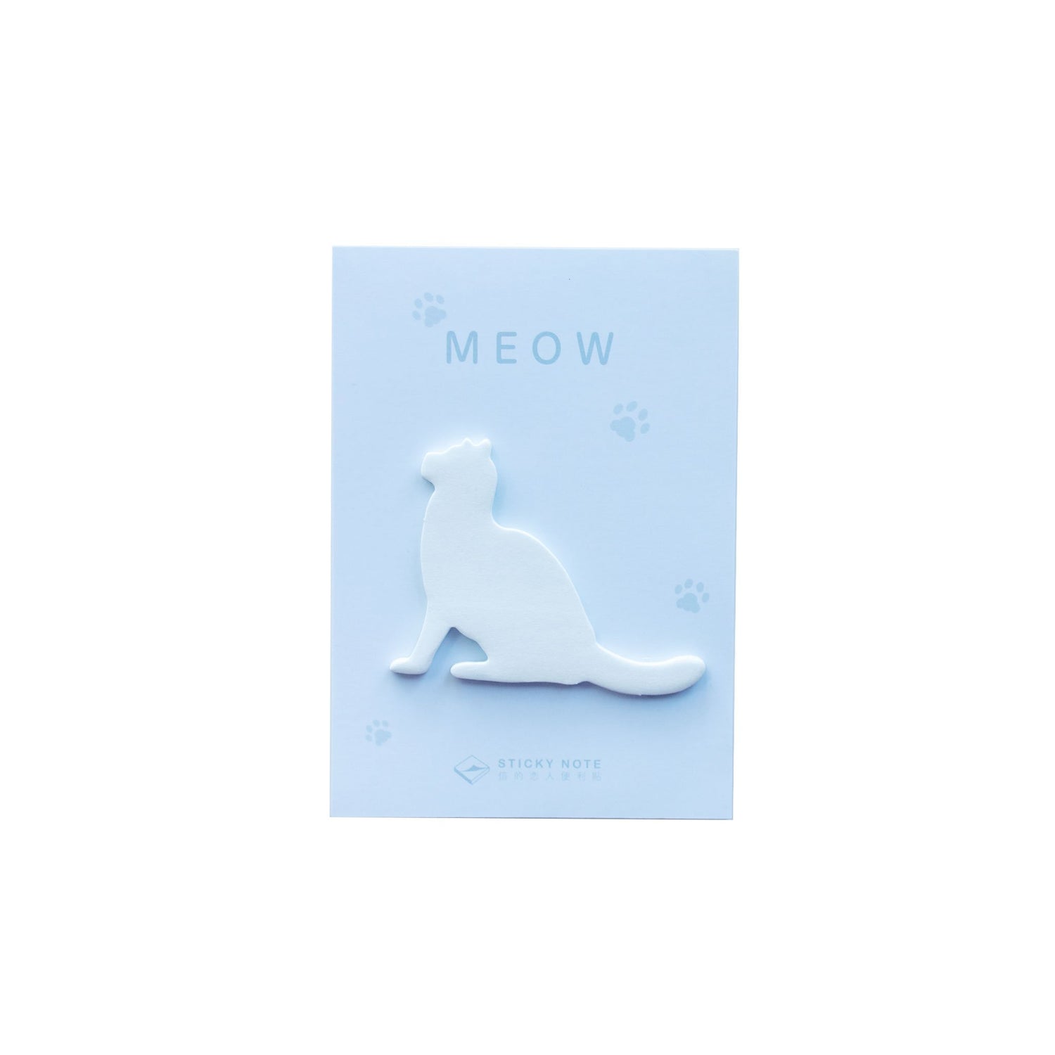 Meow Sitting Cat Sticky Notes