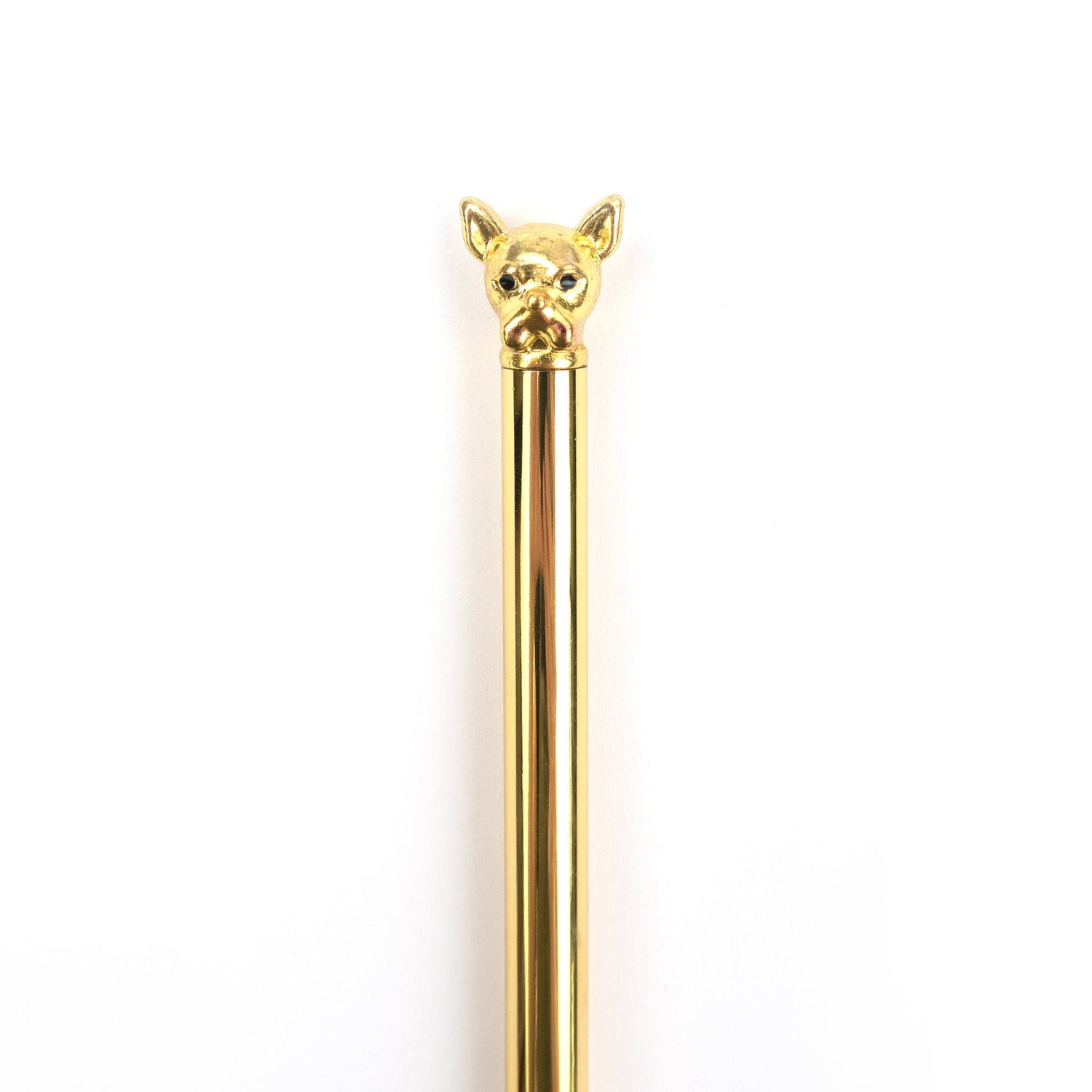 Gold Frenchie Top Ballpoint Pen